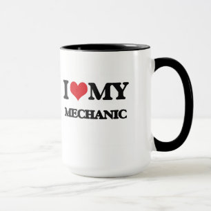 Liebe I mein Mechaniker Tasse