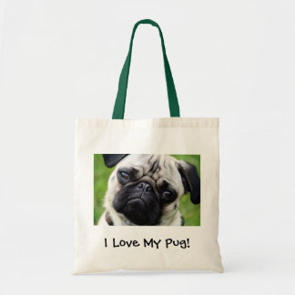 Liebe I mein Mops! Tragetasche