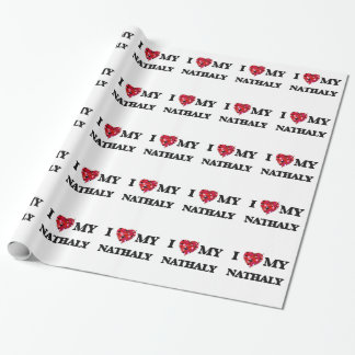 Liebe I mein Nathaly Geschenkpapier