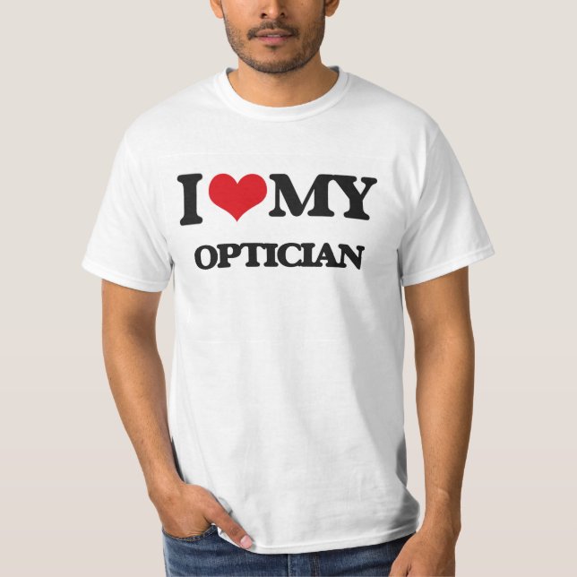 Liebe I mein Optiker T-Shirt (Vorderseite)