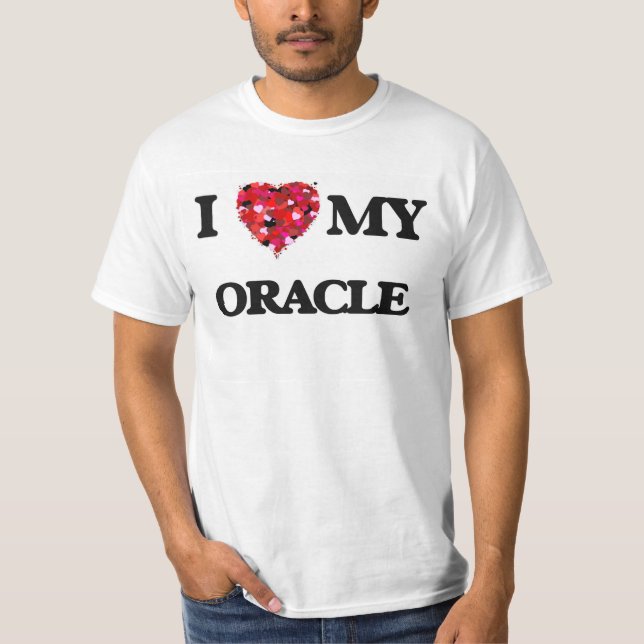 Liebe I mein Oracle T-Shirt (Vorderseite)