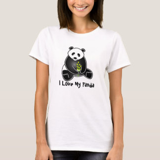 Liebe I mein Panda T-Shirt