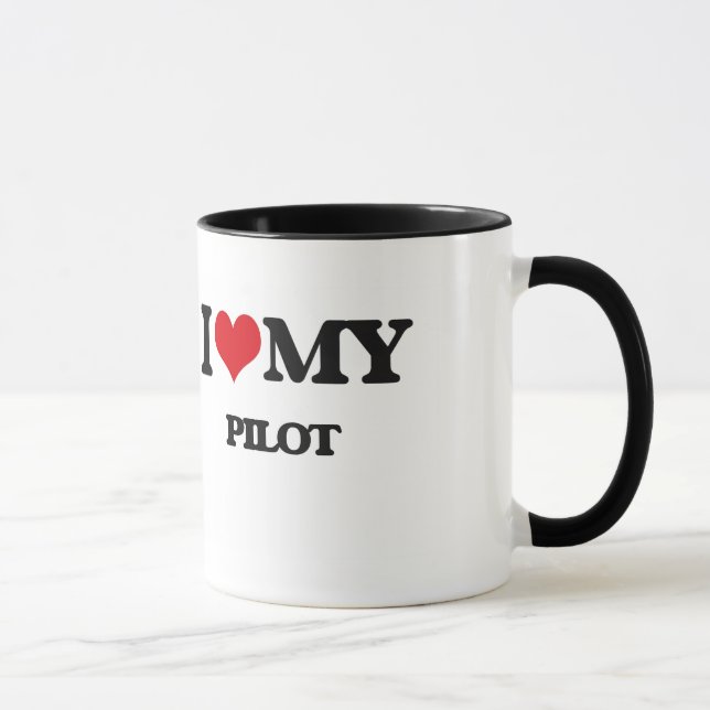 Liebe I mein Pilot Tasse (Rechts)