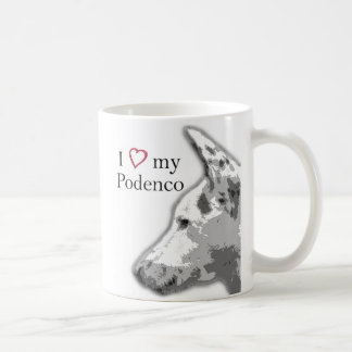 Liebe I mein podenco Tasse