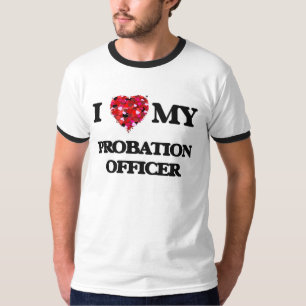 Liebe I mein Probe-Offizier T-Shirt