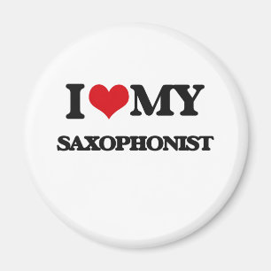 Liebe I mein Saxophonist Magnet