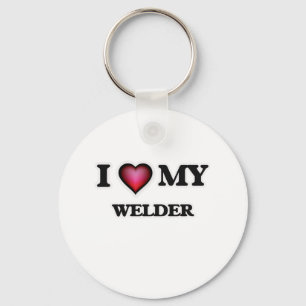 Liebe I mein Schweißer Schlüsselanhänger