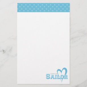 Liebe I mein Seemann-Briefpapier Briefpapier