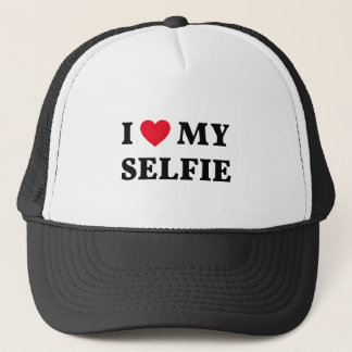 Liebe I mein selfie, Wortkunst, Textentwurf Truckerkappe