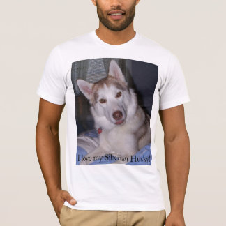 Liebe I mein sibirischer Schlittenhund! T-Shirt