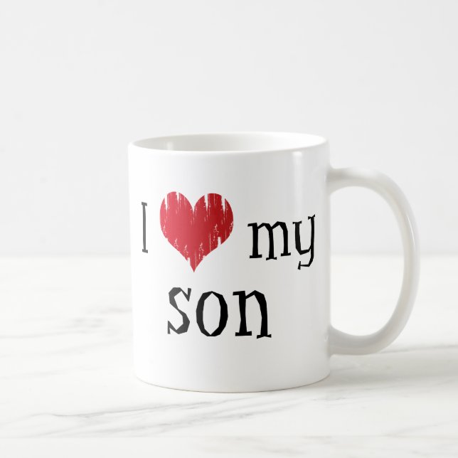 Liebe I mein Sohn Tasse (Rechts)
