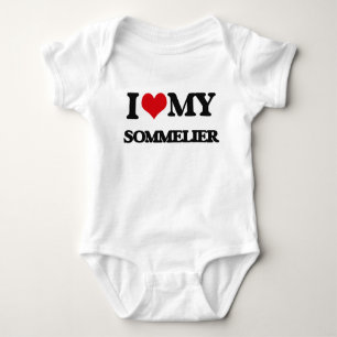 Liebe I mein Sommelier Baby Strampler