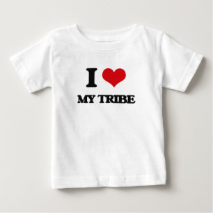 Liebe I mein Stamm Baby T-shirt