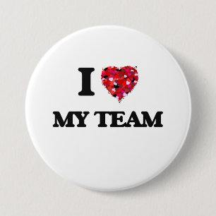 Liebe I mein Team Button