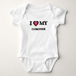 Liebe I mein Untersuchungsrichter Baby Strampler