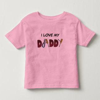 Liebe I mein Vati Kleinkind-T-Shirt Kleinkind T-shirt