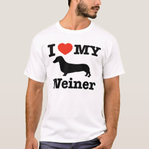 Liebe I mein Weiner T-Shirt