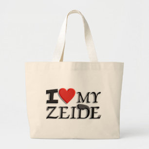 Liebe I mein Zeide Jumbo Stoffbeutel