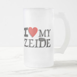 Liebe I mein Zeide Mattglas Bierglas