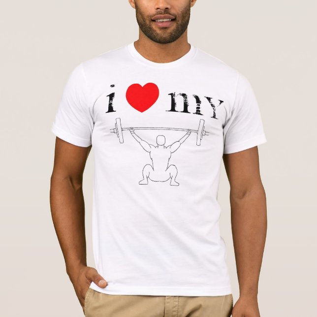 Liebe I mein Zugreifent-stück T-Shirt (Vorderseite)