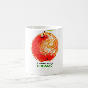 Liebe I meine Äpfel Bio Tasse
