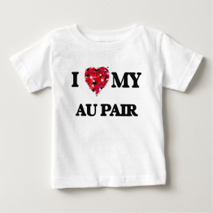 Liebe I meine Au-Paare Baby T-shirt