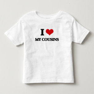 Liebe I meine Cousins Kleinkind T-shirt