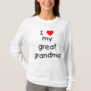 Liebe I meine große Großmutter T-Shirt