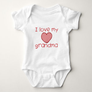 Liebe I meine Großmutter Baby Strampler