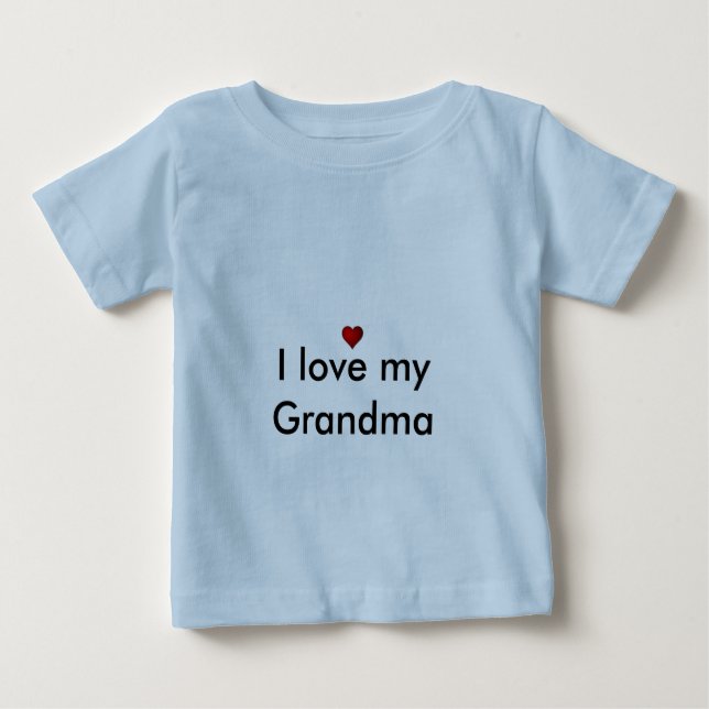 Liebe I meine Großmutter Baby T-shirt (Vorderseite)