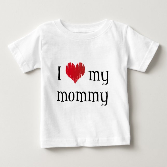 Liebe I meine Mama Baby T-shirt (Vorderseite)