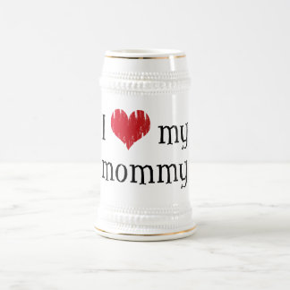 Liebe I meine Mama Bierglas
