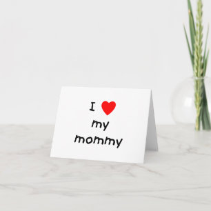 Liebe I meine Mama Karte