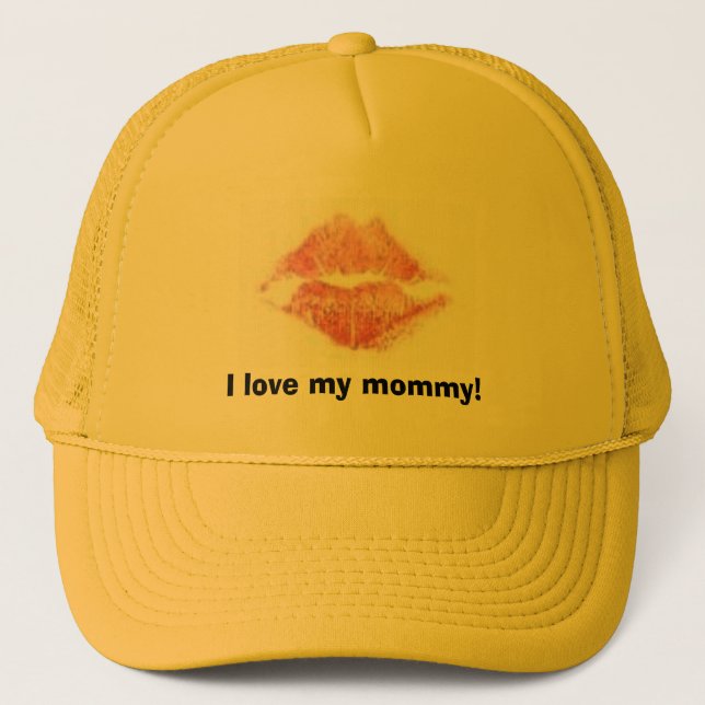 Liebe I meine Mama! Truckerkappe (Vorderseite)