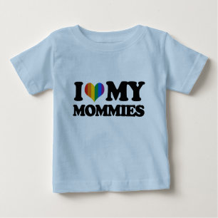Liebe I meine Mamas Baby T-shirt