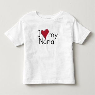 Liebe I meine Nana Kleinkind T-shirt