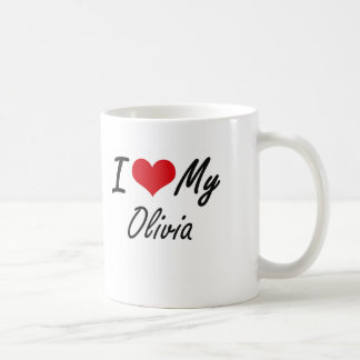 Liebe I meine Olivia Kaffeetasse