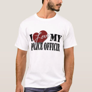 Liebe I meine Polizei bieten T - Shirt an