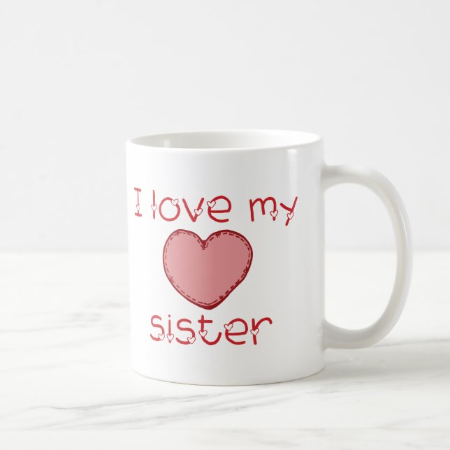 Liebe I meine Schwester Tasse (Rechts)