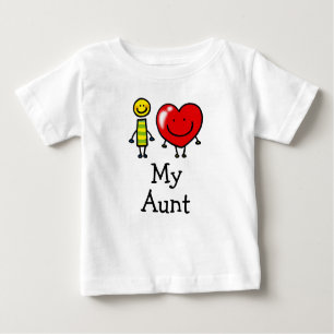 Liebe I meine Tante Baby T-shirt