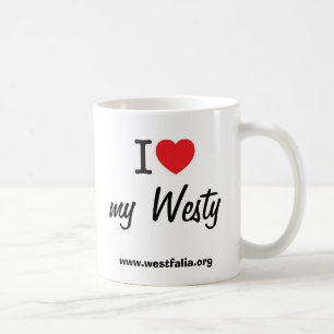 Liebe I meine Westy Tasse