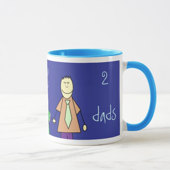 Liebe I meine zwei Vatis, Tasse (Rechts)