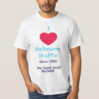 Liebe I Melbourne-Schlurfen-T-Shirt T-Shirt
