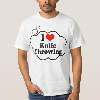 Liebe I Messer-Werfen T-Shirt