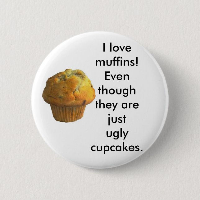 Liebe I Muffins! Button (Vorderseite)