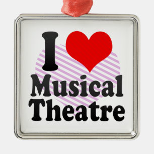 Liebe I musikalisches Theater Ornament Aus Metall