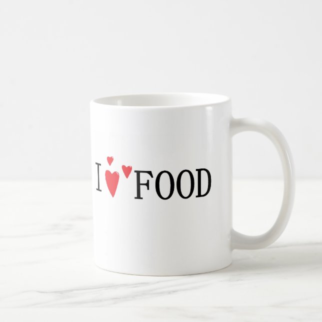 Liebe I Nahrung Tasse (Rechts)