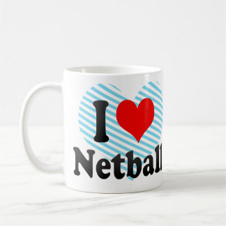 Liebe I Netball Kaffeetasse