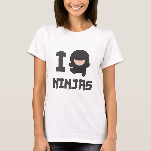 Liebe I ninjas T-Shirt (Vorderseite)