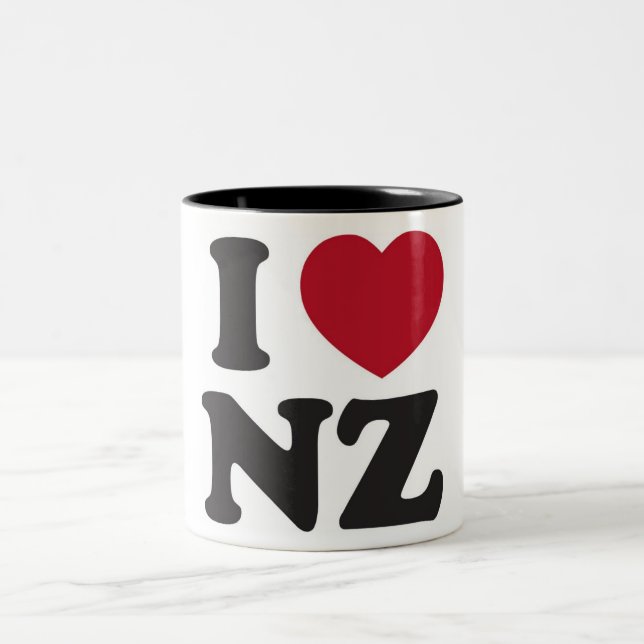 Liebe I nz Schale Zweifarbige Tasse (Mittel)